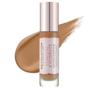 Revolution Conceal & Hydrate Radiance Foundation W/ Hyaluronic Acid (Med+Full)